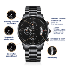 Iron Sharpens Iron (Proverbs 2717) – Men's Watch - BlessedBiz