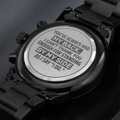 Groomsman You've Always Had My Back – Men's Watch - BlessedBiz
