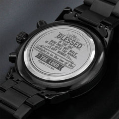 Blessed Is the One (Psalm 11-3 NIV) – Men's Watch - BlessedBiz