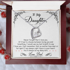 My Baby Girl - Forever Love Necklace - BlessedBiz