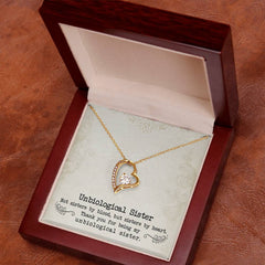 Unbiological Sister - Forever Love Necklace - BlessedBiz