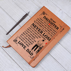 To My Daughter Promise – Leather Journal - BlessedBiz