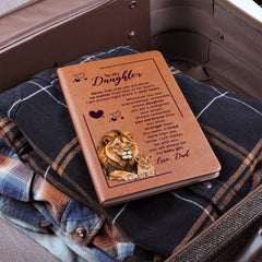 To My Daughter Your Crown – Leather Journal - BlessedBiz