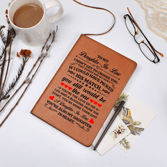 To My Daughter-in-Law Honor – Leather Journal - BlessedBiz