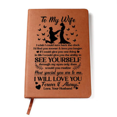 To My Wife Sooner – Leather Journal - BlessedBiz