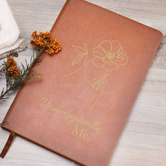 Unapologetically Me - Leather Journal - BlessedBiz