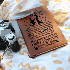 To My Wife Sooner – Leather Journal - BlessedBiz