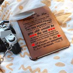 To My Daughter-in-Law Honor – Leather Journal - BlessedBiz
