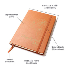 Unapologetically Me - Leather Journal - BlessedBiz