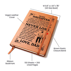 To My Daughter Promise – Leather Journal - BlessedBiz