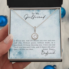 To My Girlfriend - Eternal Hope Necklace - BlessedBiz