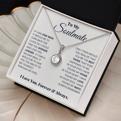 To My Soulmate - Eternal Hope Necklace - BlessedBiz