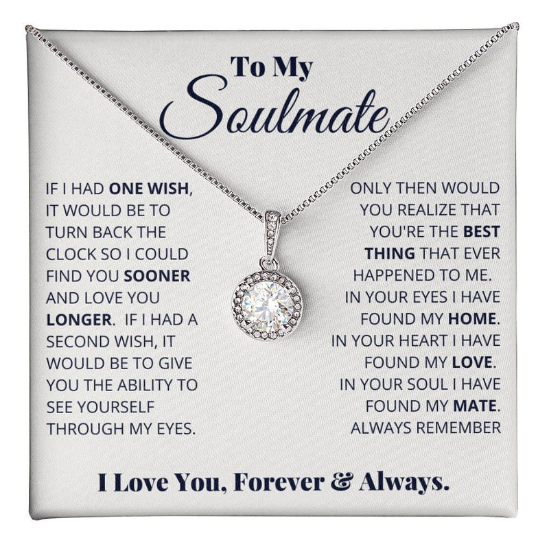 To My Soulmate - Eternal Hope Necklace - BlessedBiz
