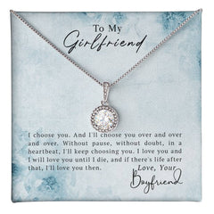 To My Girlfriend - Eternal Hope Necklace - BlessedBiz
