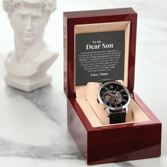 To My Dear Son Always Remember I Love You – Openwork Watch - BlessedBiz