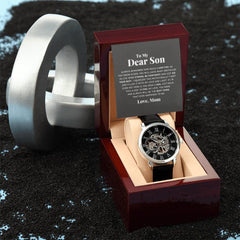 To My Dear Son Always Remember I Love You – Openwork Watch - BlessedBiz