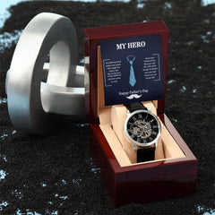 My Hero Dad - Openwork Watch - BlessedBiz