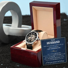 To My Husband Eyes – Openwork Watch - BlessedBiz