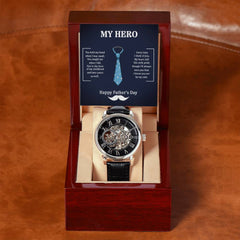 My Hero Dad - Openwork Watch - BlessedBiz
