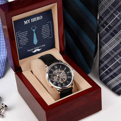 My Hero Dad - Openwork Watch - BlessedBiz