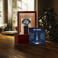 My Hero Dad - Openwork Watch - BlessedBiz