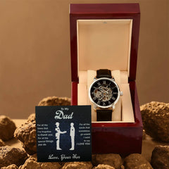 To My Dear Dad Always Remember I Love You – Openwork Watch - BlessedBiz