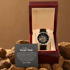 To My Dear Son Always Remember I Love You – Openwork Watch - BlessedBiz