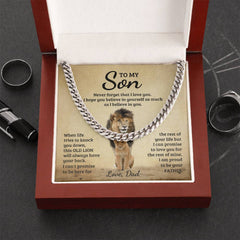 Never Forget - Cuban Link Chain - BlessedBiz