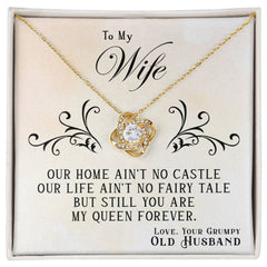 My Queen Forever - Love Knot Necklace - BlessedBiz