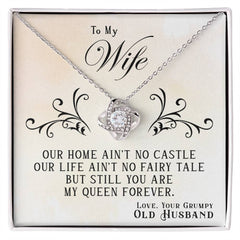 My Queen Forever - Love Knot Necklace - BlessedBiz