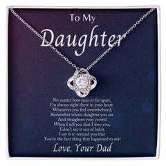 Im Always With You - Love Knot Necklacec - BlessedBiz