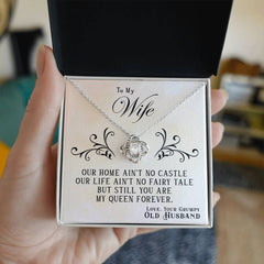 My Queen Forever - Love Knot Necklace - BlessedBiz