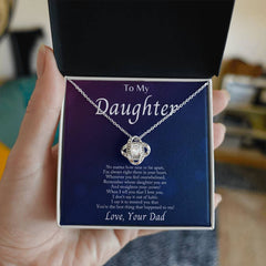 Im Always With You - Love Knot Necklacec - BlessedBiz