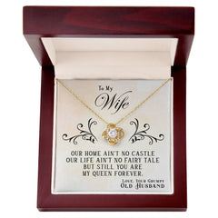 My Queen Forever - Love Knot Necklace - BlessedBiz