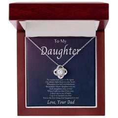 Im Always With You - Love Knot Necklacec - BlessedBiz