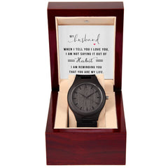 You Are My Life- Wooden Watch - BlessedBiz