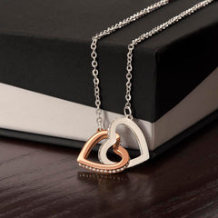 Interlocking Hearts Necklace - BlessedBiz