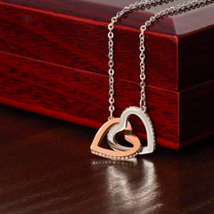 Interlocking Hearts Necklace - BlessedBiz