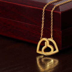 Interlocking Hearts Necklace - BlessedBiz