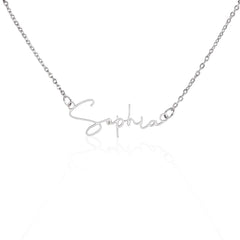 Signature Style Name Necklace - BlessedBiz