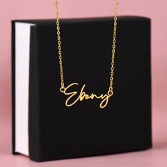 Signature Style Name Necklace - BlessedBiz