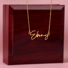Signature Style Name Necklace - BlessedBiz