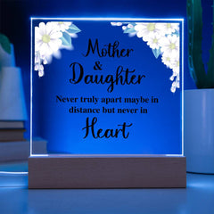 To My Daughter Distance – Acrylic Square - BlessedBiz