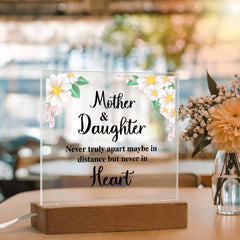 To My Daughter Distance – Acrylic Square - BlessedBiz