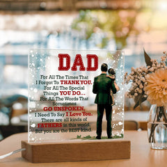 Thank You Dad - Acrylic Square - BlessedBiz
