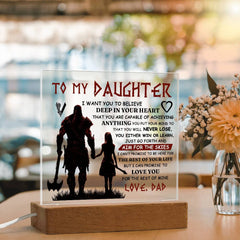 To My Daughter Skies – Acrylic Square - BlessedBiz