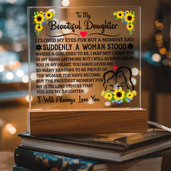 To My Daughter – Acrylic Square - BlessedBiz