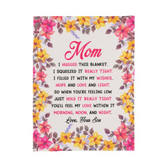 Mom You Will My Love In It – Coral Fleece Blanket - BlessedBiz