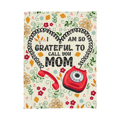 I Am So Grateful – Coral Fleece Blanket - BlessedBiz
