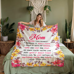 Mom You Will My Love In It – Coral Fleece Blanket - BlessedBiz